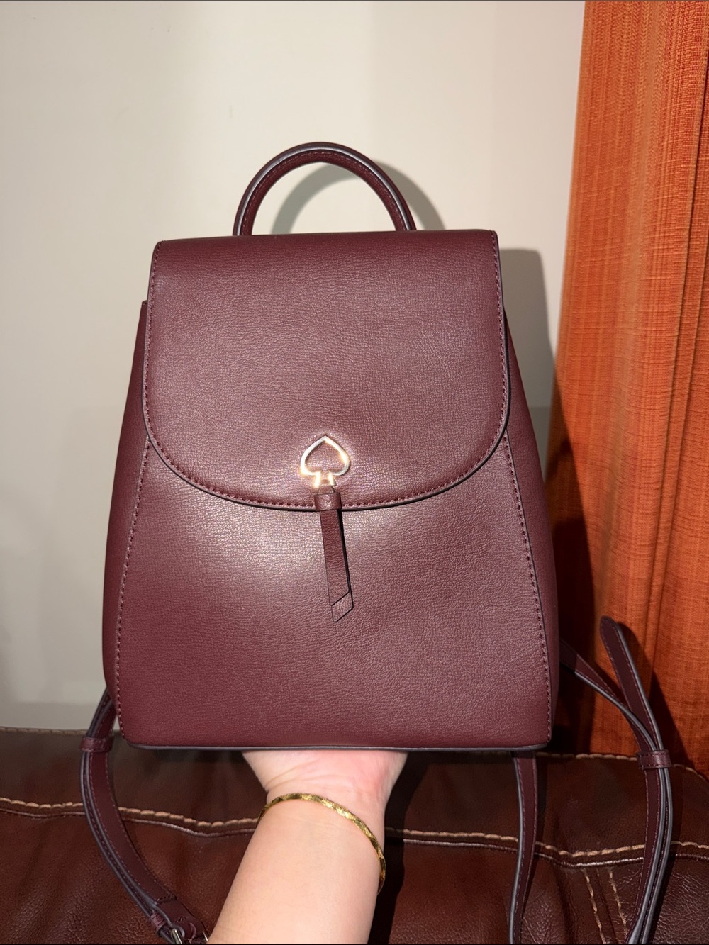 ‼️Kate Spade Adel Medium Flap Leather Backpack - Picture 4 of 12